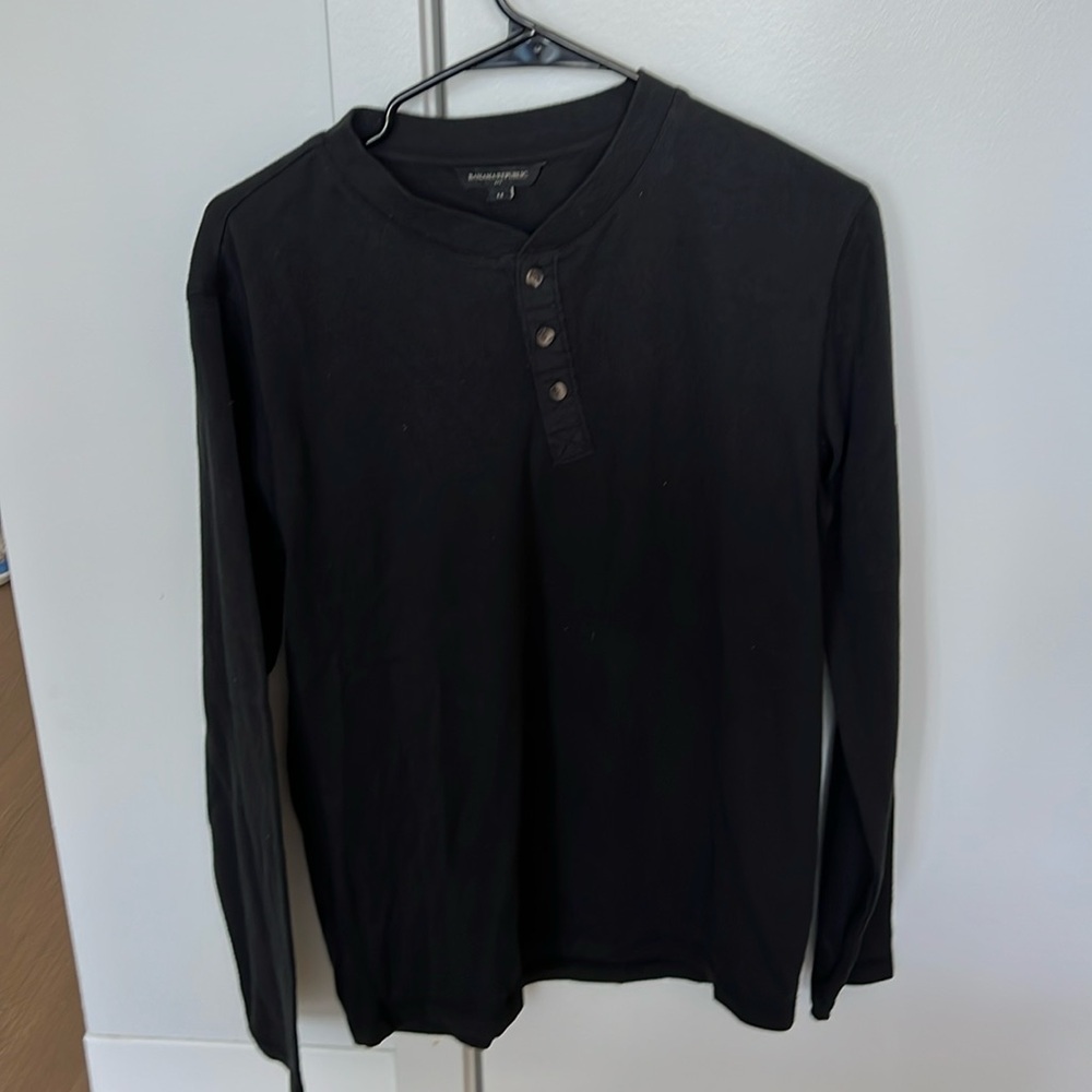 Banana republic henley soft wash long sleeve